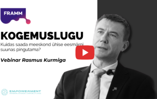 Kuidas saada meeskond ühise eesmärgi nimel pingutama – Rasmus Kurm