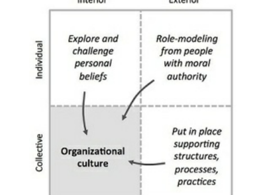 How Culture, systems, and worldviews interact: the Wilber four quadrants model